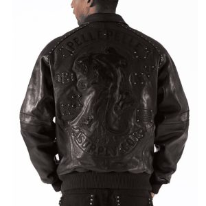 Pelle Pelle Panther Black Men Leather Jacket