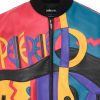 Pelle Pelle Picasso Plush Black and Red Jacket