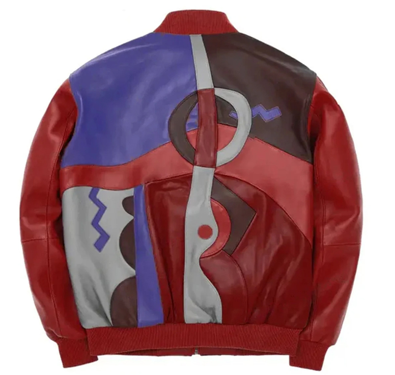 Pelle Pelle Picasso Red Leather Jacket For Men