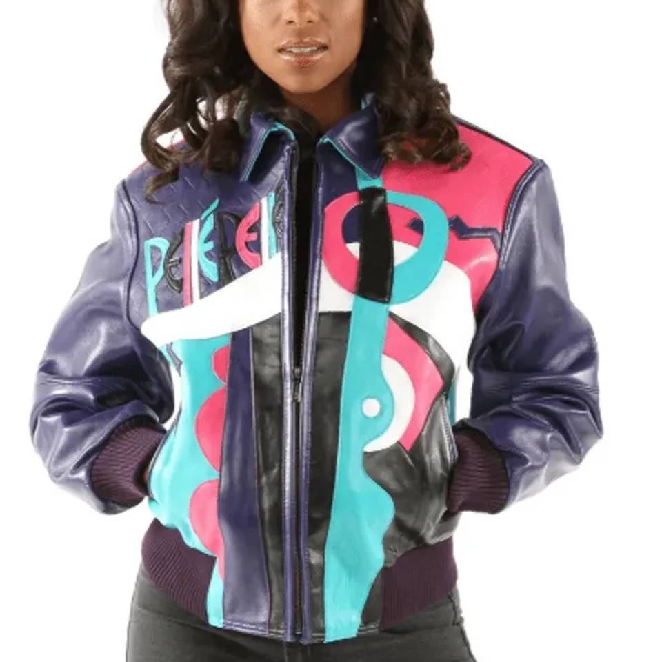 Pelle Pelle Picasso Women Purple Jacket