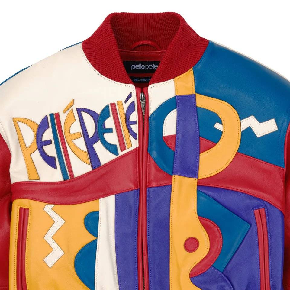 Pelle Pelle Picasso Women's Red Crop Jacket