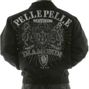 Pelle Pelle Platinum & Diamonds MB 1978 Black Wool Jacket