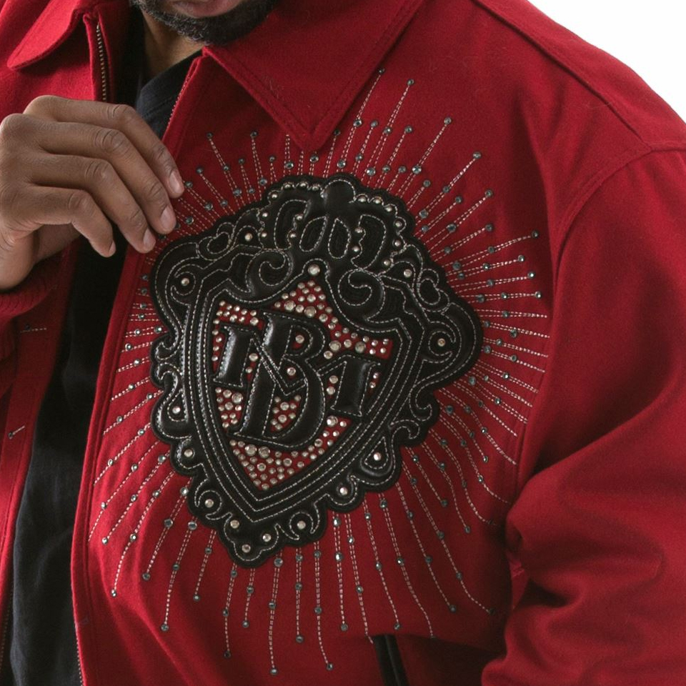 Pelle Pelle Platinum & Diamonds MB 1978 Red Jacket