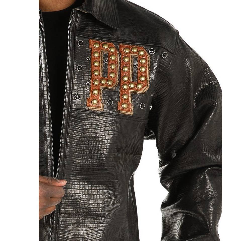Pelle Pelle Players All in Stars MB 1978 Black Full Grain Leather Jacket
