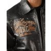 Pelle Pelle Players All in Stars MB 1978 Black Real Leather Jacket