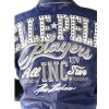Pelle Pelle Players All in Stars MB 1978 Blue Leather Jacket