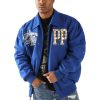 Pelle Pelle Players MB 1978 Blue Wool Jacket