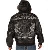 Pelle Pelle Power and Speed 1978 Fur Hood Black Leather Jacket