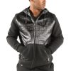 Pelle Pelle Premium Cayman Black Pattern Hoodie