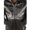 Pelle Pelle Premium Cayman Black Pattern Wool Hoodie