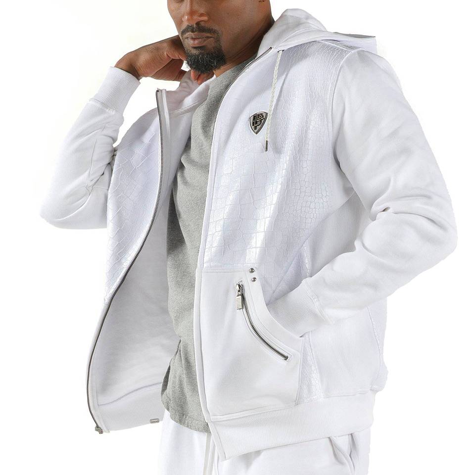 Pelle Pelle Premium Cayman White Pattern Hoodie
