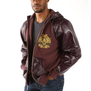 Pelle Pelle Prestige 1978 Maroon Wool Hoodie