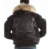 Pelle Pelle Prestige Black Fur Hood Wool Jacket