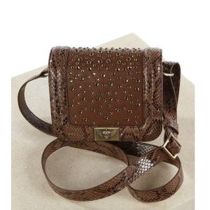 Pelle Pelle Princess Cut Brown Crossbody Bag
