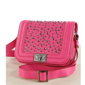 Pelle Pelle Princess Cut Pink Crossbody Bag