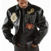 Pelle Pelle Python Decorated Black Jacket
