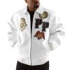Pelle Pelle Python Decorated White Jacket
