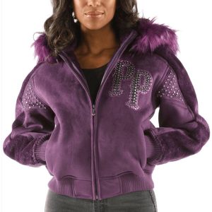Pelle Pelle Queen Of Thrones Purple Hooded Jacket