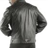 Pelle Pelle Quilted Studded Black Leather Jacket