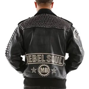 Pelle Pelle Rebel Soul Nation MB 1978 Black Leather Jacket