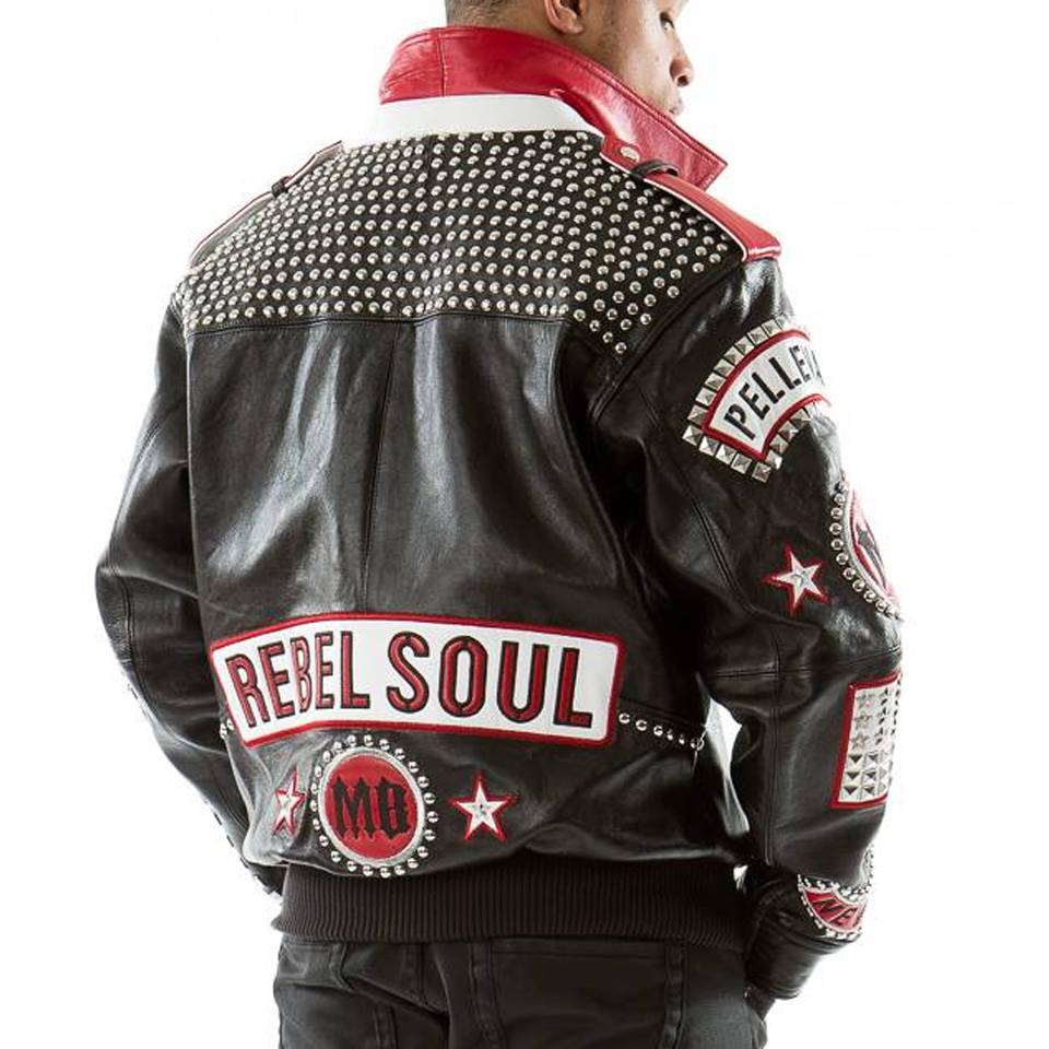 Pelle Pelle Rebel Soul Nation MB Black Leather Jacket