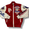 Pelle Pelle Red Bruiser MB Varsity Jacket