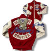 Pelle Pelle Red Bruiser MB Varsity Wool Jacket