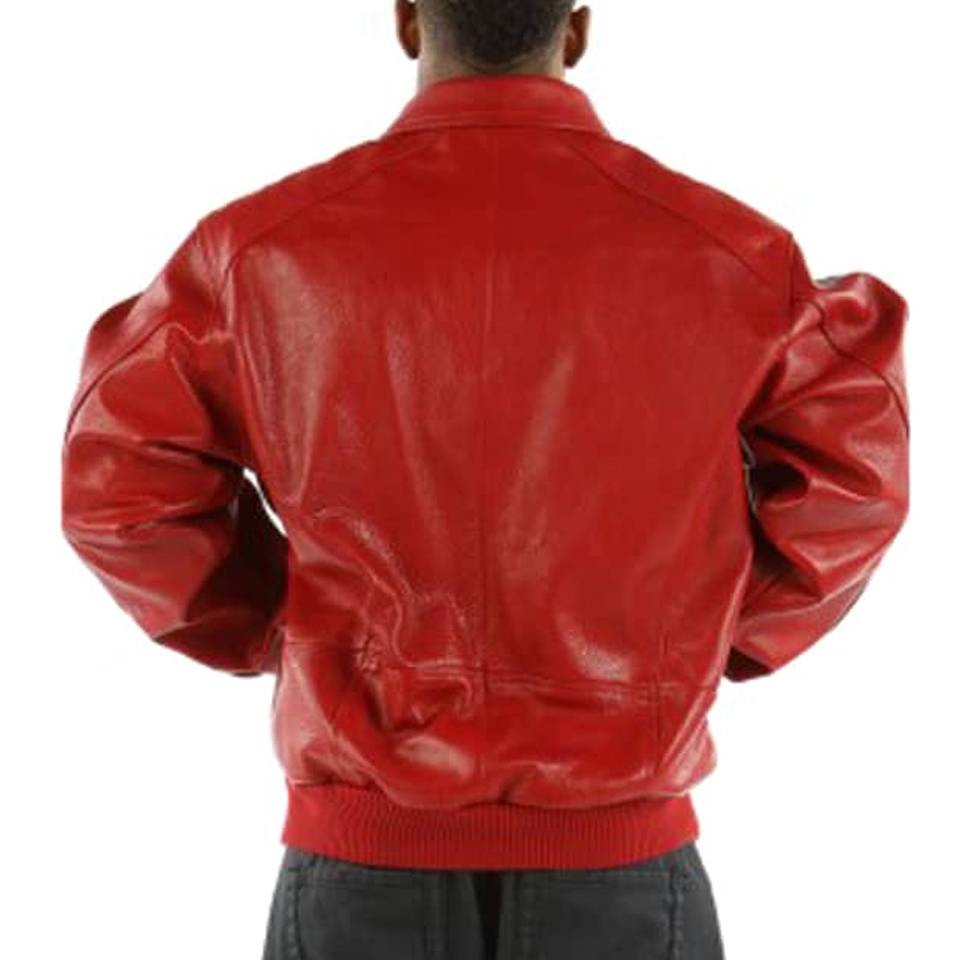 Pelle Pelle Red Men Leather Jacket