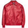 Pelle Pelle Red Puff Plush Jacket