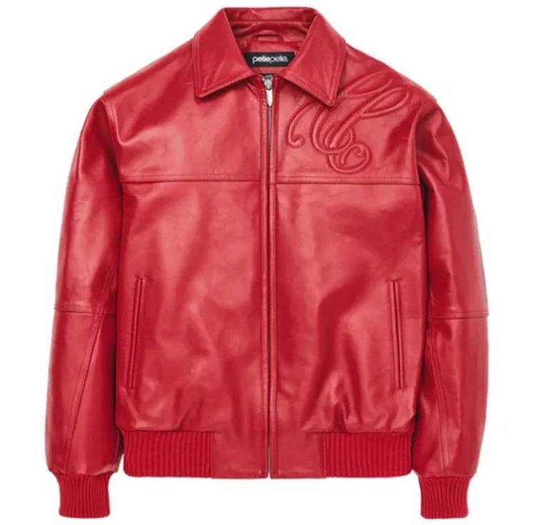 Pelle Pelle Red Puff Plush Jacket