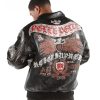 Pelle Pelle Reign Supreme MB 1978 All One Black Leather Jacket