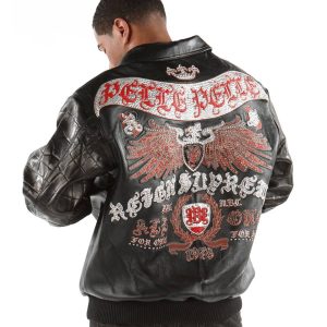 Pelle Pelle Reign Supreme MB 1978 All One Black Leather Jacket