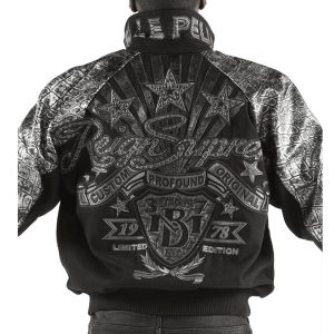 Pelle Pelle Reign Supreme MB 1978 Limited Edition Black Jacket with Leather Sleeves