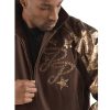 Pelle Pelle Reign Supreme MB 1978 Limited Edition Brown Wool Jacket with Leather Sleeves