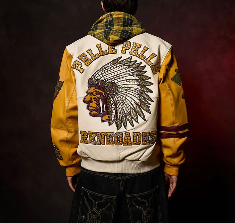 Pelle Pelle Renegades Ivory Leather Jacket
