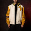 Pelle Pelle Renegades Keef Chief Ivory Leather Jacket For Men