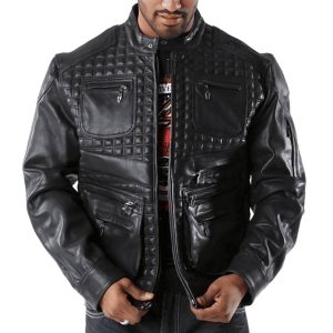 Pelle Pelle Requiem Ghost Black Biker Jacket