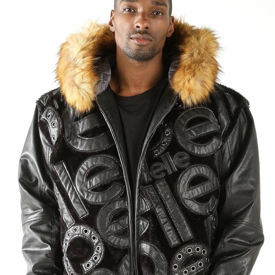 Pelle Pelle Signature Black Fur Hood Jacket