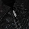 Pelle Pelle Skull Quilt Black Jacket 5