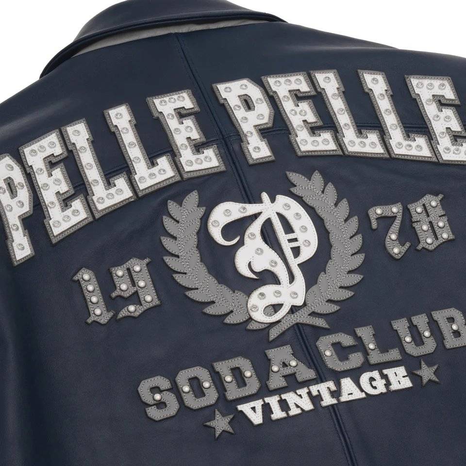 Pelle Pelle Soda Club 1978 Arches Navy Blue Jacket