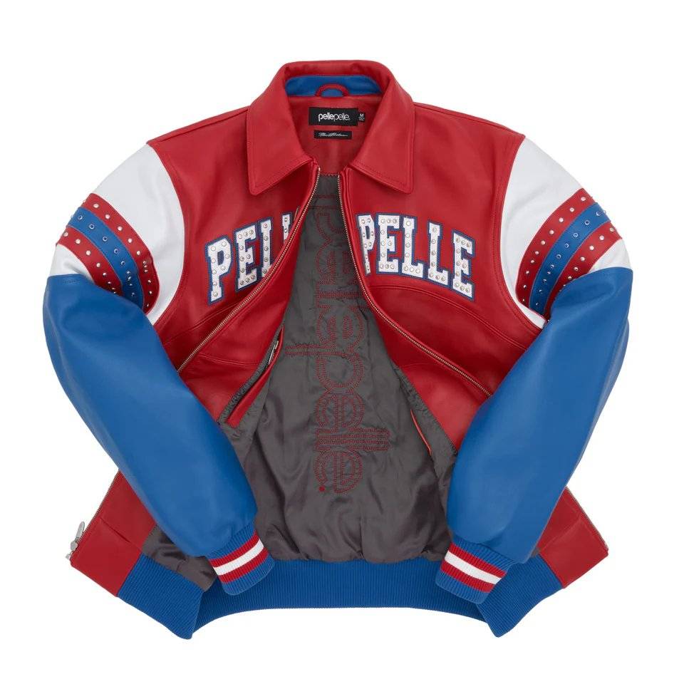 Pelle Pelle Soda Club Arches Red Men Leather Jacket