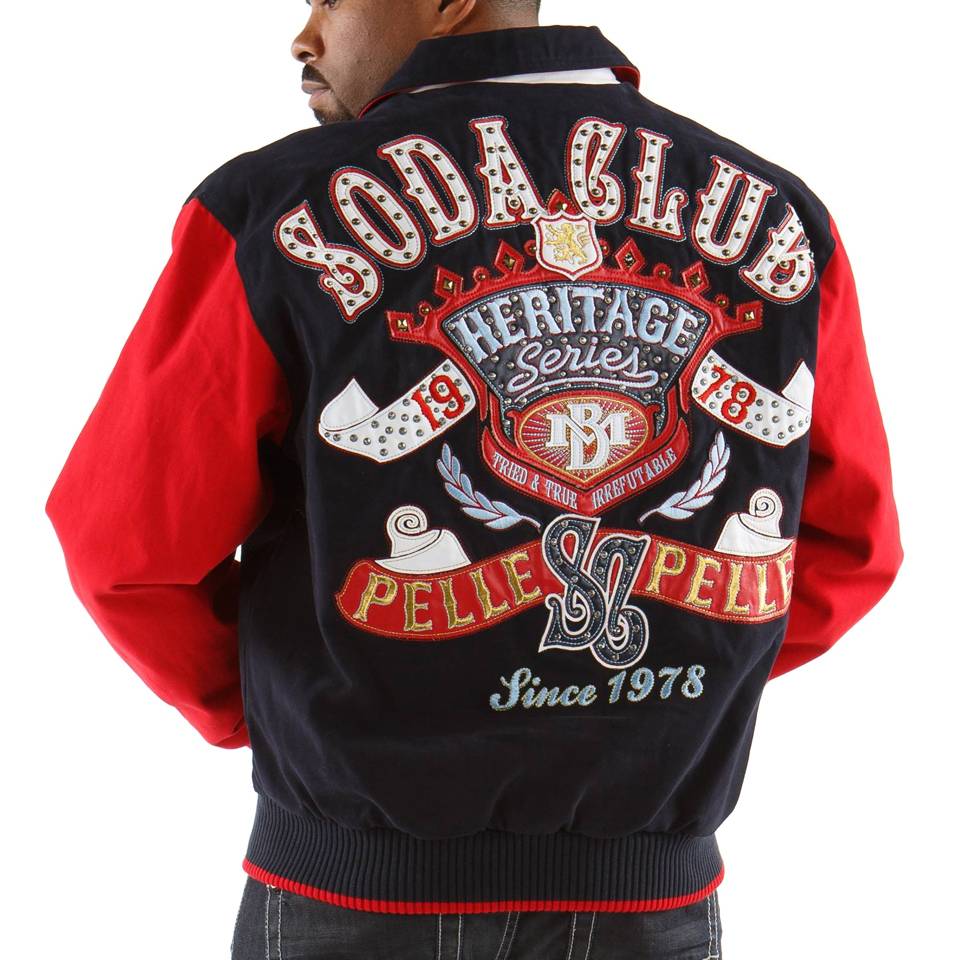 Pelle Pelle Soda Club Heritage Series Black Wool Jacket