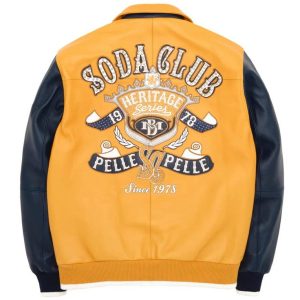 Pelle Pelle Soda Club MB 1978 Heritage Series Yellow Jacket