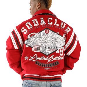 Pelle Pelle Soda Club MB 1978 Special Cut Red Wool Jacket