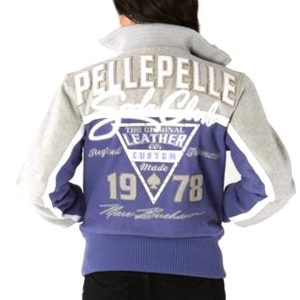 Pelle Pelle Soda Club Marc Buchanan 1978 Purple Wool Jacket