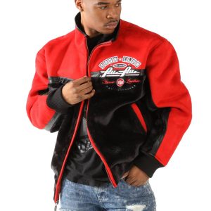 Pelle Pelle Soda Club Marc Buchanan Red Jacket