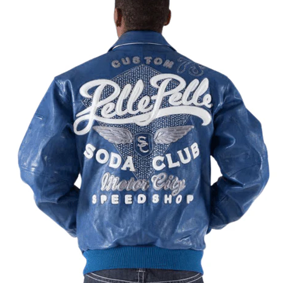 Pelle Pelle Soda Club Motor City Blue Jacket