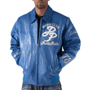 Pelle Pelle Soda Club Motor City Blue Men Jacket