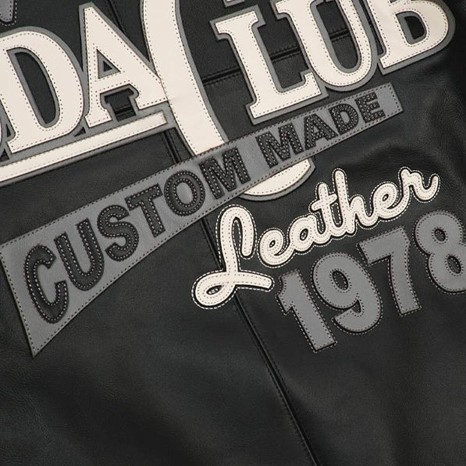 Pelle Pelle Soda Club Plush 1978 Black Leather Jacket