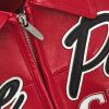 Pelle Pelle Soda Club Plush 1978 Red Leather Jacket